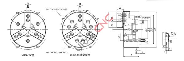 8'' CNC TORNA AYNASI ( YK3-08 )