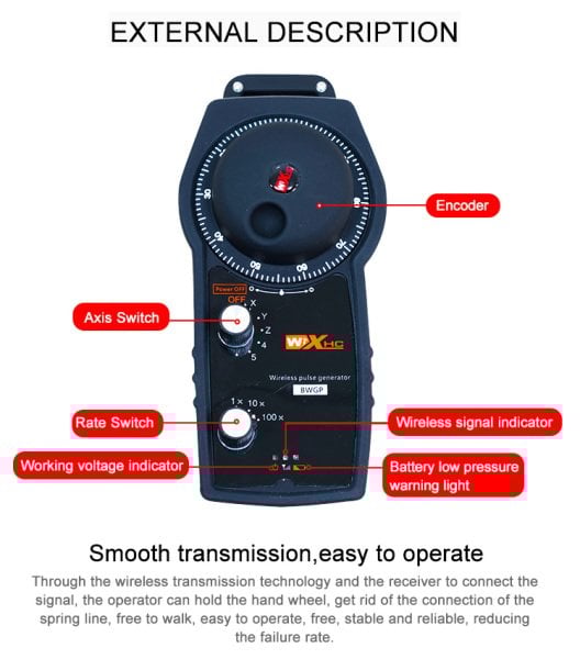 KABLOSUZ WİFİ CNC EL ÇARKI