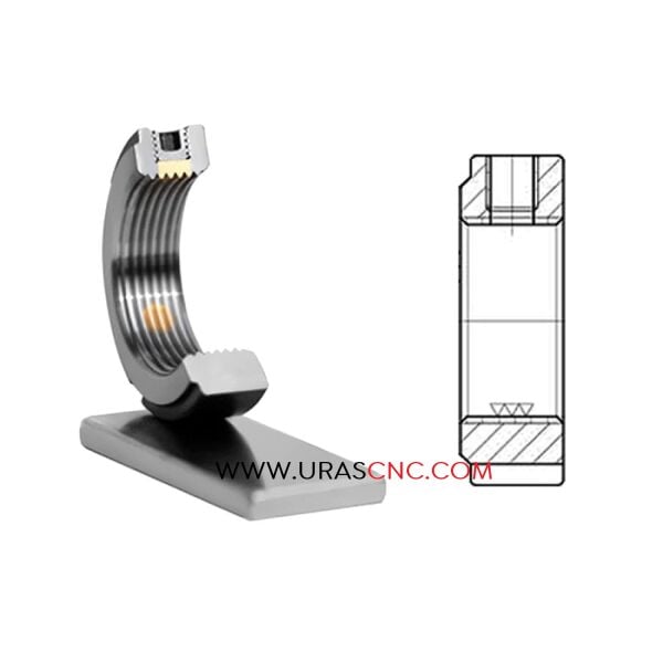 M100x2 R TYPE - RULMAN KİLİT SOMUNU