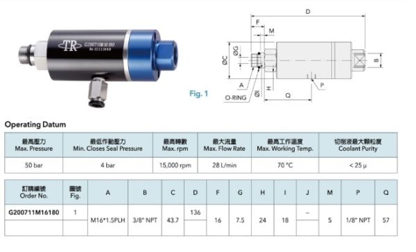 G200711M160180 CTS-ROTARY JOINT