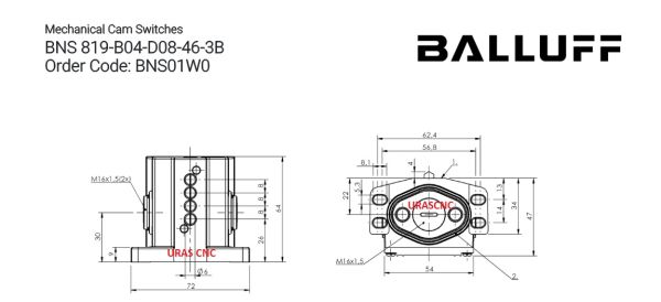 BALLUFF BNS 819-B04-D08-46-3B
