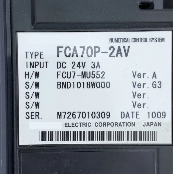 FCU7-MU552 / FCA70P-2AV M70 KONTROL ÜNİTESİ
