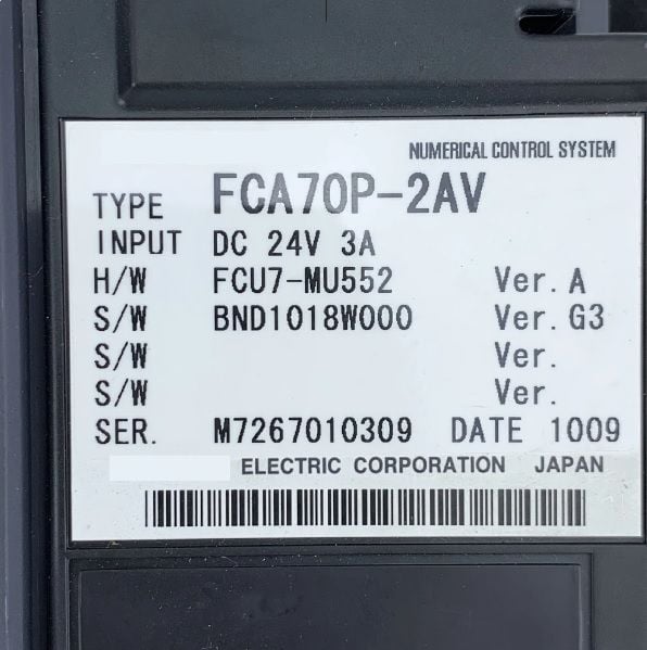 FCU7-MU552 / FCA70P-2AV M70 KONTROL ÜNİTESİ