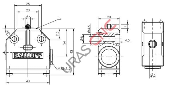 BALLUFF LİMİT SWİTCH BNS 819-99-R-10
